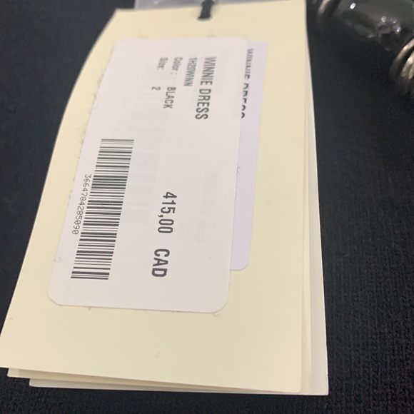 NWT🇵🇹BA&SH Winnie Dress In Black Dress In Black - Picture 8 of 13